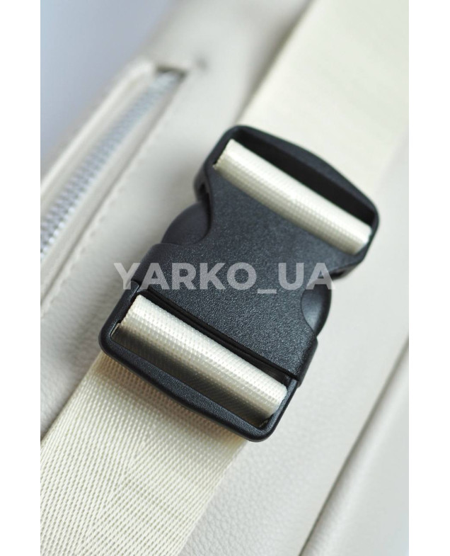 Сумка-бананка для дівчаток на кожен день 996386 екошкіра кремовий Fashion leather 25 х 10 х 9 см