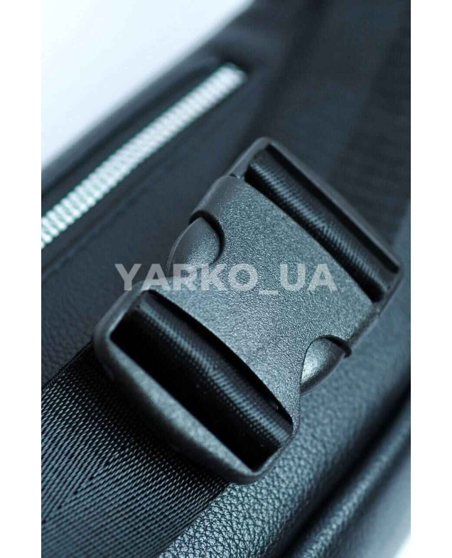 Сумка-бананка для дівчаток на кожен день 996386 екошкіра чорний Fashion leather 25 х 10 х 9 см