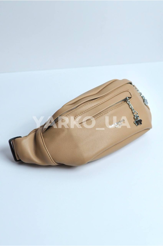 Сумка-бананка для дівчаток на кожен день 996386 екошкіра бежевий Fashion leather 25 х 10 х 9 см