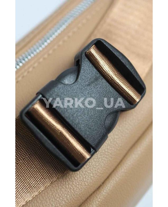 Сумка-бананка для дівчаток на кожен день 996386 екошкіра бежевий Fashion leather 25 х 10 х 9 см