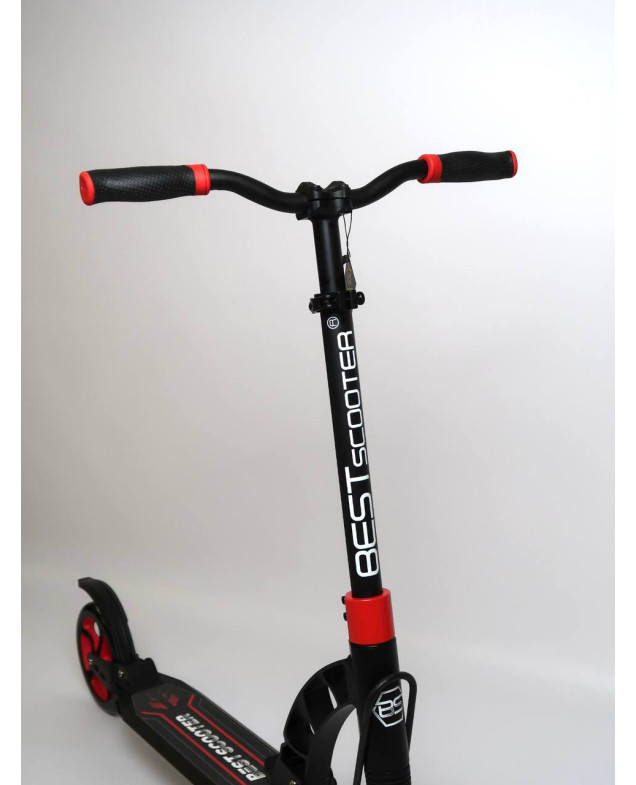 Самокат Best Scooter для дітей 42923 червоний колеса PU 200 мм 2 амортизатора