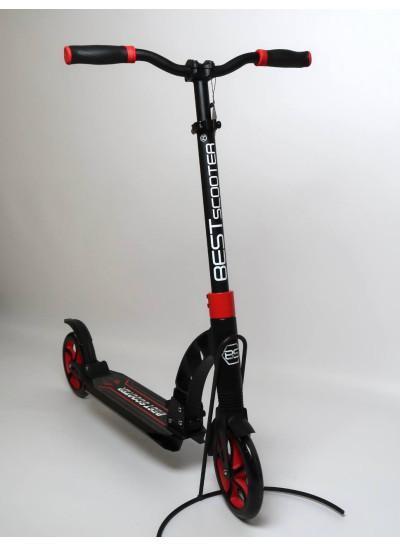 Самокат Best Scooter для дітей 42923 червоний колеса PU 200 мм 2 амортизатора
