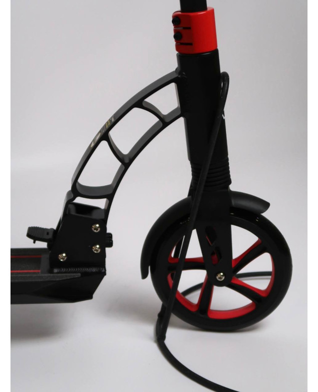 Самокат Best Scooter для дітей 42923 червоний колеса PU 200 мм 2 амортизатора