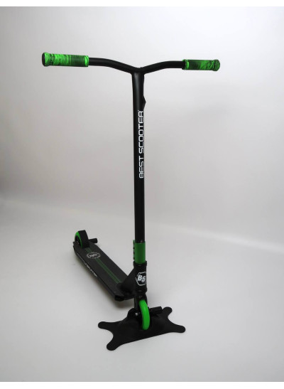 Самокат Best Scooter для дітей LR-71405 алюміній чорний/зелений трюковий LineRunner колеса PU d=110 мм