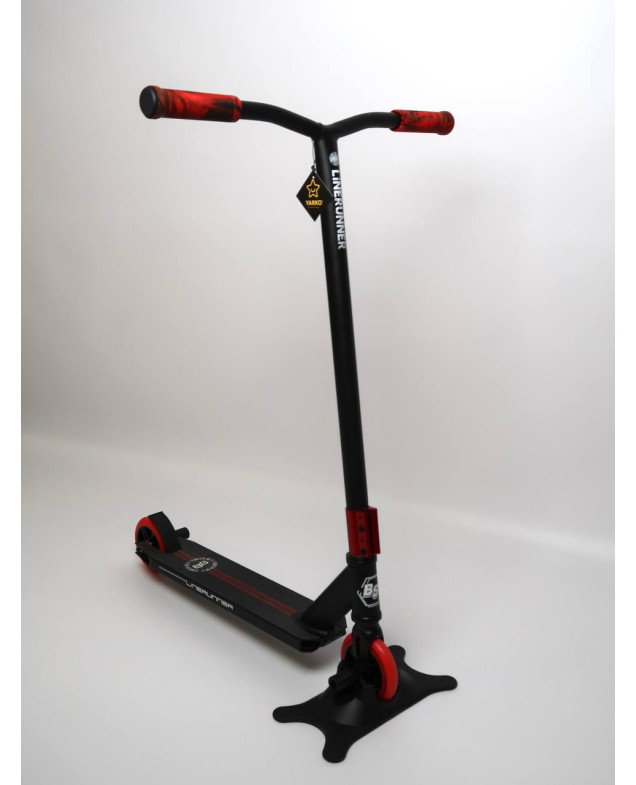 Самокат Best Scooter для дітей LR-71405 алюміній чорний/червоний трюковий Runner колеса PU d=110 мм