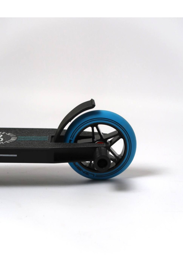 Самокат Best Scooter для дітей LR-82063 алюміній чорний/блакитний трюковий Runner колеса PU d=110 мм