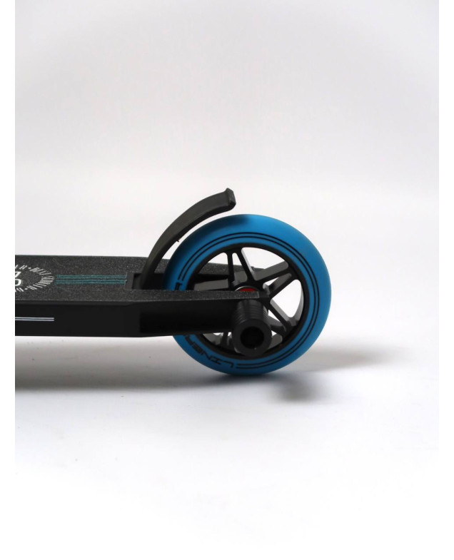 Самокат Best Scooter для дітей LR-82063 алюміній чорний/блакитний трюковий Runner колеса PU d=110 мм