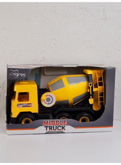 Машинка для хлопчика 39493 Middle Truck бетономішалка
