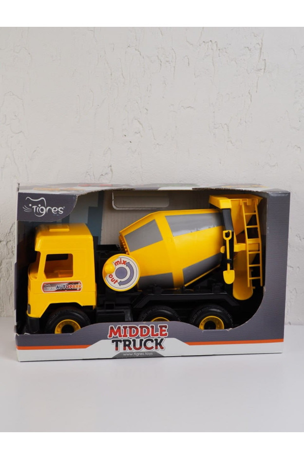 Машинка для хлопчика 39493 Middle Truck бетономішалка