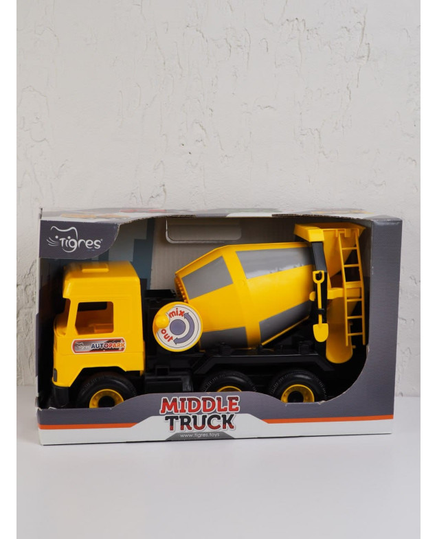 Машинка для хлопчика 39493 Middle Truck бетономішалка