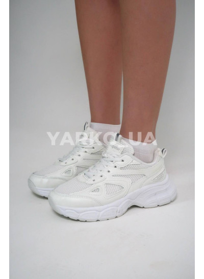 Кросівки NAVIGATOR uni на літо B5507-4 екошкіра/сітка білий Shoes трикутники 40(р)