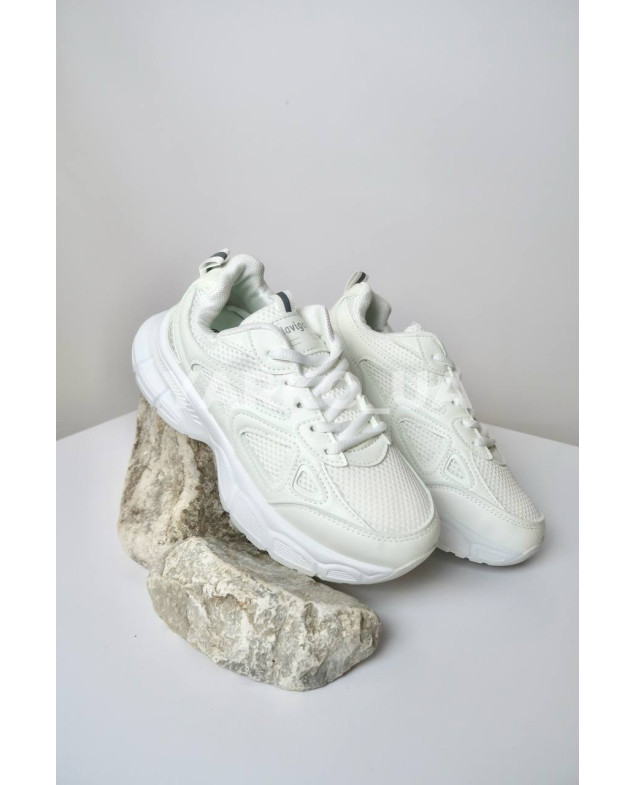 Кросівки NAVIGATOR uni на літо B5507-4 екошкіра/сітка білий Shoes трикутники 41(р)