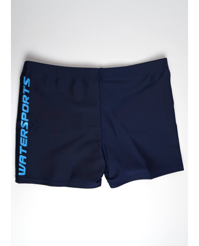 Плавки Look-Fashion для хлопчиків на літо 8320 нейлон синій Pro swim з блакитними літерами 122(р)