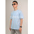 Футболка MAGO для хлопчиків на літо 24-4230 котон блакитний BAZINGA 140(р)
