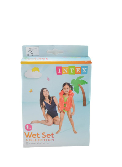 Жилет для плавання INTEX для дітей 58671NP оранж 50*47 см(р) Люкс,3-6 років