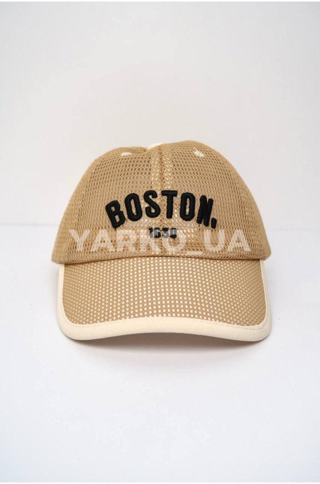 Бейсболка для хлопчиків і дівчаток на літо MR294 сітка мокко BOSTON 52-54(р)