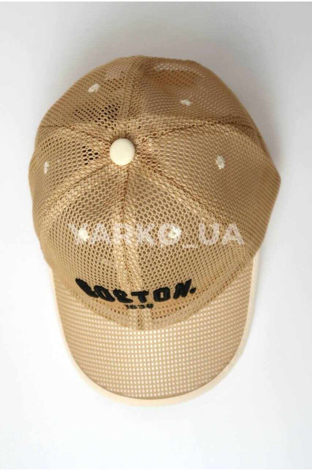 Бейсболка для хлопчиків і дівчаток на літо MR294 сітка мокко BOSTON 52-54(р)