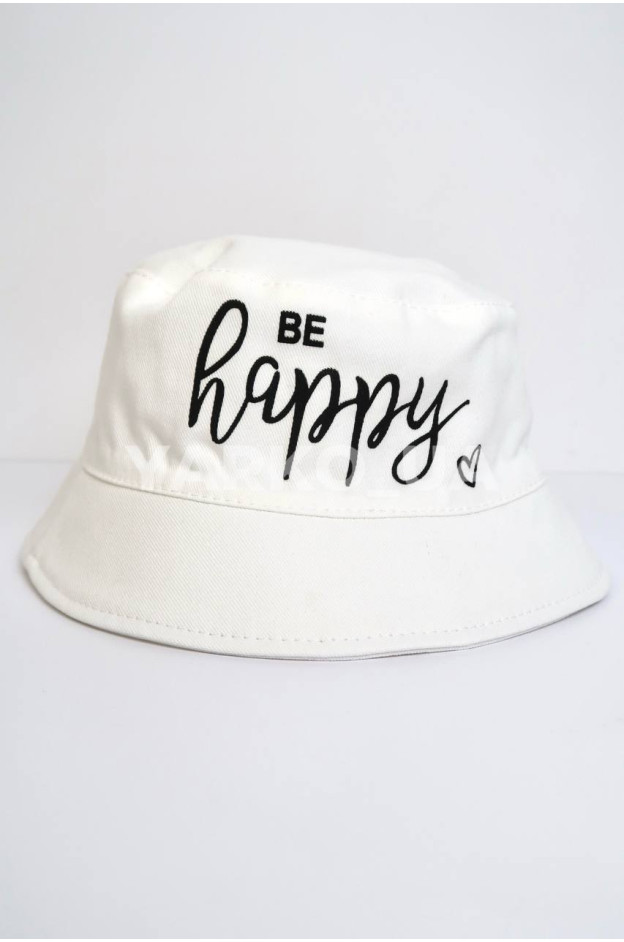 Панама Glory Kids для дівчат на літо R55 котон білий HAPPY 50(р)