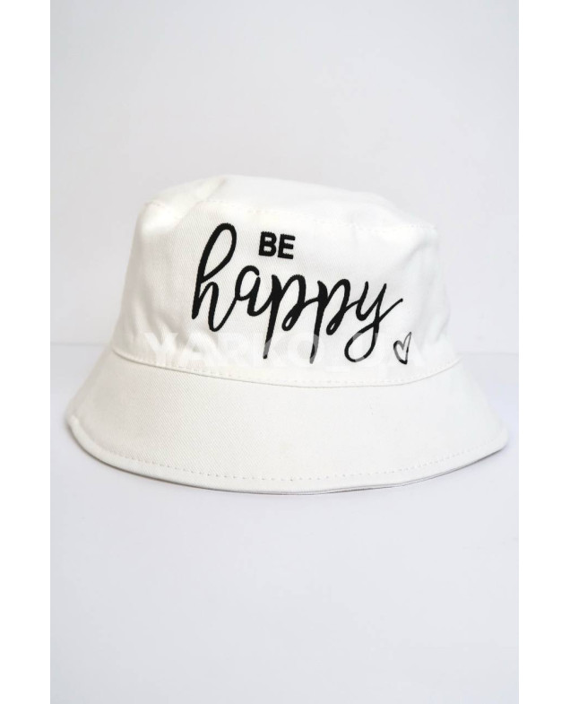 Панама Glory Kids для дівчат на літо R55 котон білий HAPPY 50(р)