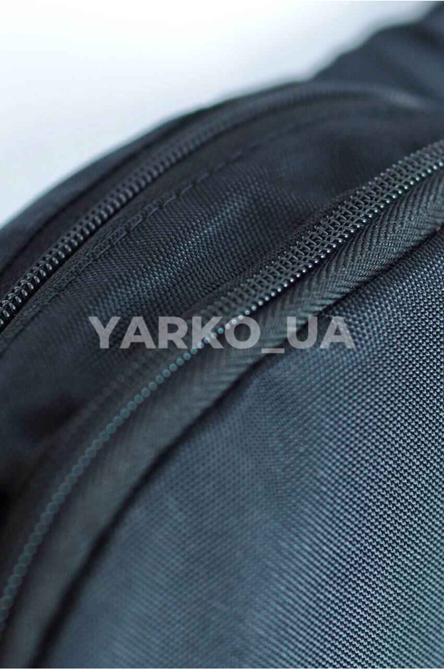 Сумка-бананка для хлопчиків на кожен день 996382 текстиль чорний just do it 23 х 13 х 7 см