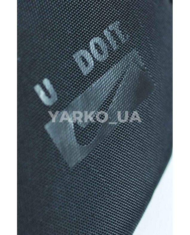 Сумка-бананка для хлопчиків на кожен день 996382 текстиль чорний just do it 23 х 13 х 7 см