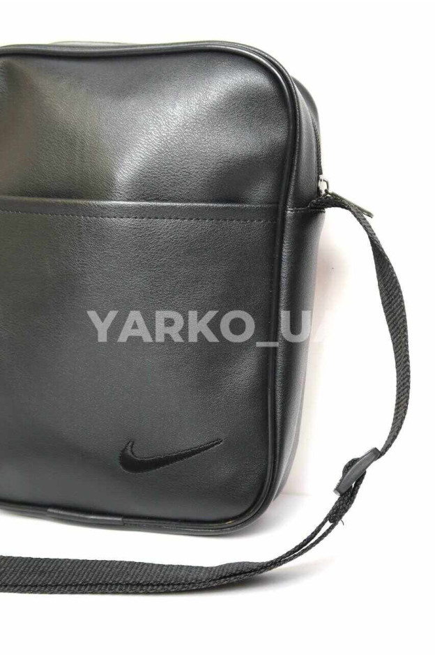Сумка для хлопчиків на кожен день 996451 екошкіра чорний Месенджер Nike 19 х 24 х 5 см