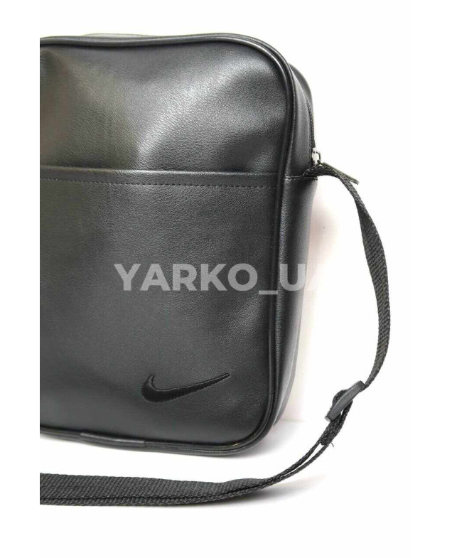 Сумка для хлопчиків на кожен день 996451 екошкіра чорний Месенджер Nike 19 х 24 х 5 см