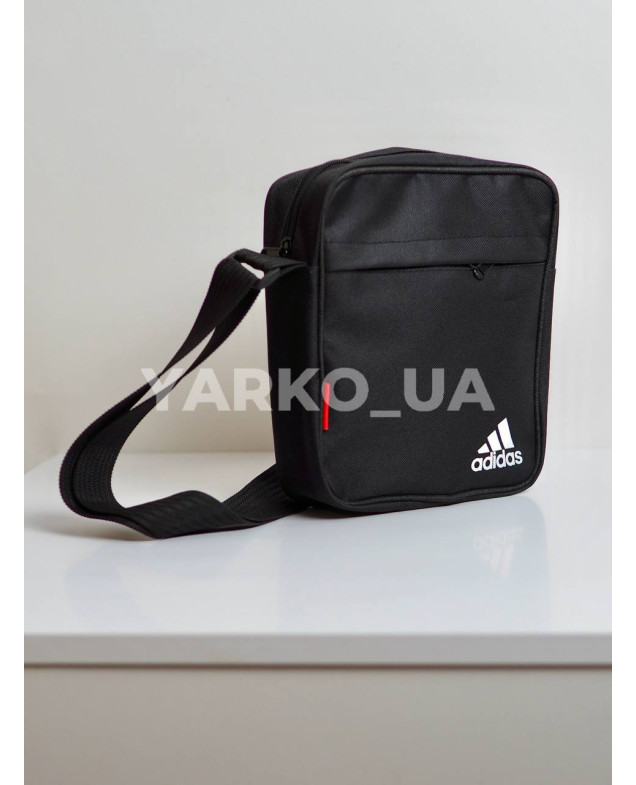 Сумка для хлопчиків на кожен день 996452 текстиль чорний Месенджер Adidas 22 х 19 х 6 см