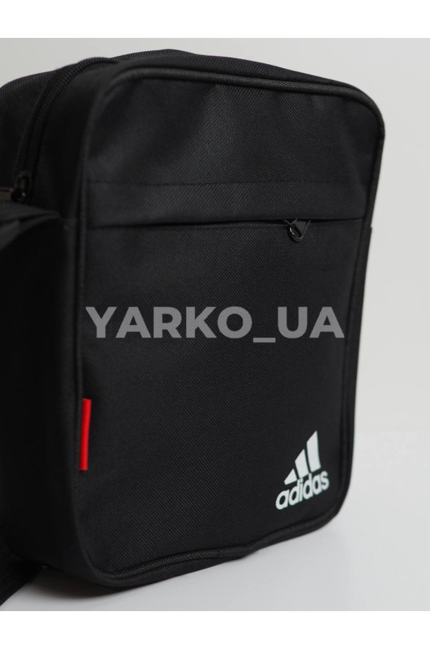Сумка для хлопчиків на кожен день 996452 текстиль чорний Месенджер Adidas 22 х 19 х 6 см