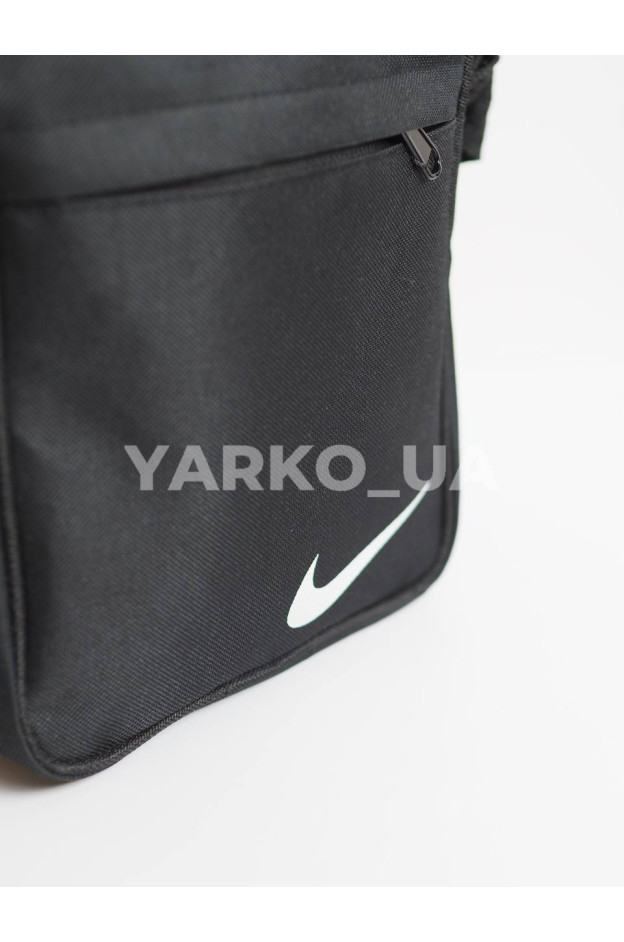 Сумка для хлопчиків на кожен день 996452 текстиль чорний Месенджер Nike емблема 22 х 19 х 6 см