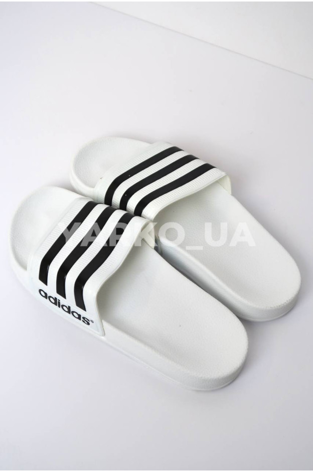 Шльопанці для хлопчиків і дівчат на літо G110-3 піна білий Adidas полоси 39(р)