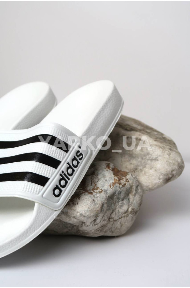 Шльопанці для хлопчиків і дівчат на літо G110-3 піна білий Adidas полоси 39(р)