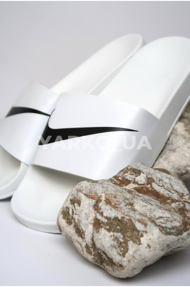 Шльопанці для хлопчиків і дівчат на літо G500-3 піна білий Nike емблема 36(р)