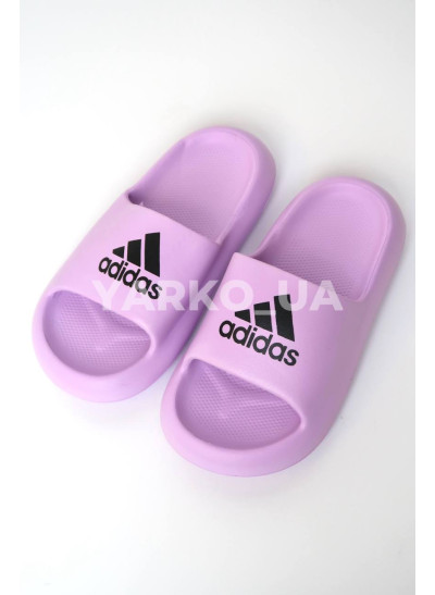 Шльопанці для дівчат на літо C300 EVA ліловий adidas однотонні 32-33(р)