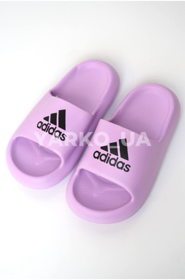 Шльопанці для дівчат на літо C300 EVA ліловий adidas однотонні 32-33(р)
