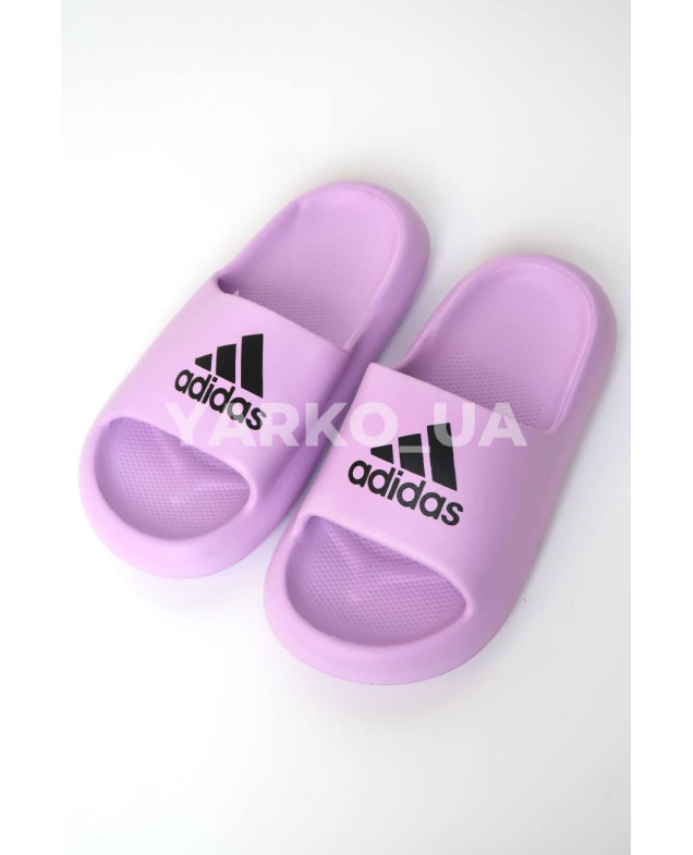 Шльопанці для дівчат на літо C300 EVA ліловий adidas однотонні 32-33(р)