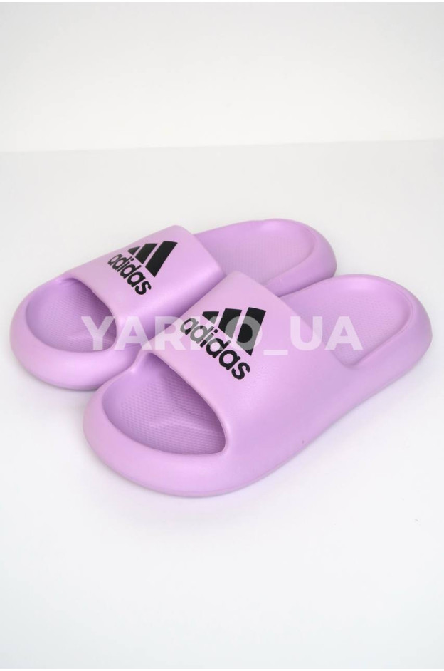 Шльопанці для дівчат на літо C300 EVA ліловий adidas однотонні 32-33(р)