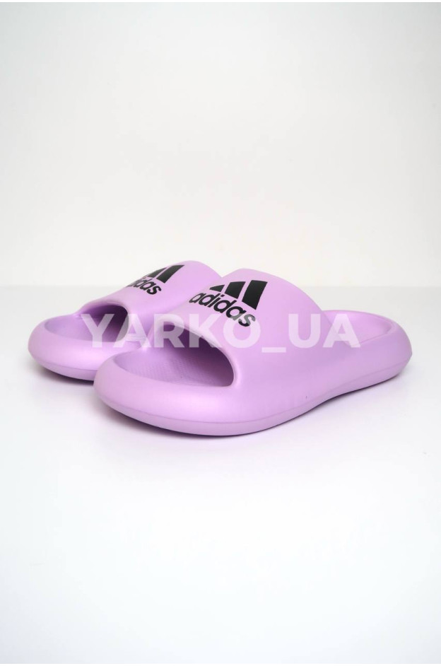 Шльопанці для дівчат на літо C300 EVA ліловий adidas однотонні 32-33(р)