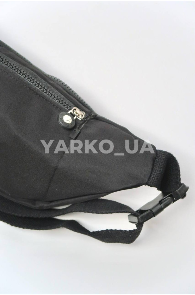 Сумка-бананка для дівчаток на кожен день F0558 нейлон чорний FANCY 33 х 15 х 8 см