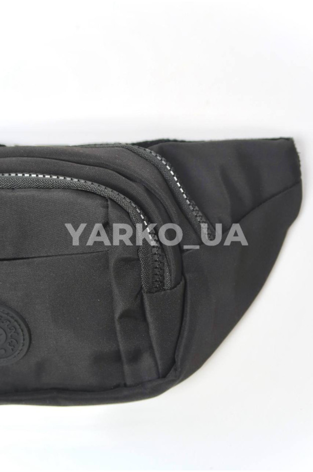 Сумка-бананка для дівчаток на кожен день F0558 нейлон чорний FANCY 33 х 15 х 8 см