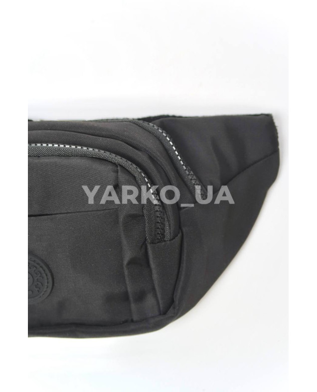 Сумка-бананка для дівчаток на кожен день F0558 нейлон чорний FANCY 33 х 15 х 8 см