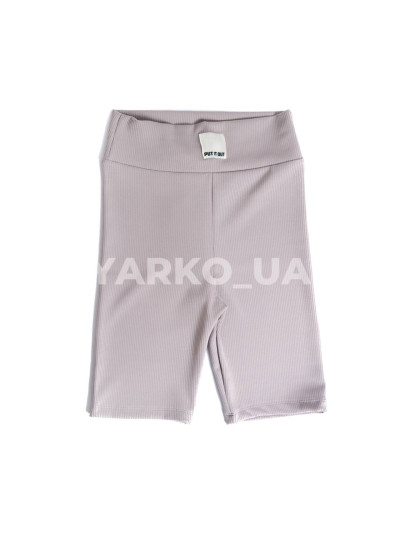 Велотреки Viollen для дівчаток на літо 1304 п/е капучино Put рубчик 128(р)