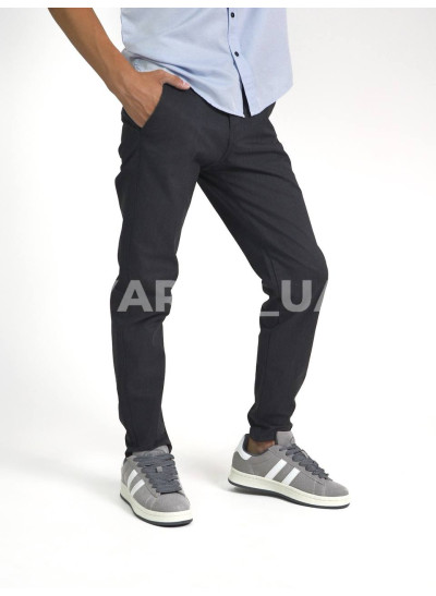 Брюки Looks для хлопчиків у школу весна/осінь 2785C котон сірий меланж класика 134(р)