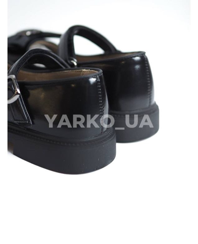 Туфлі Jong Golf для дівчаток у школу весна/осінь B11343-0 екошкіра чорний бантик 31(р)