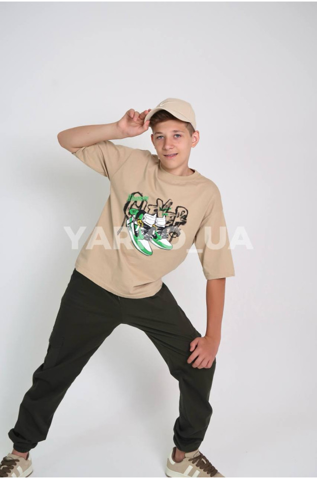 Футболка Waxmen для хлопчиків на літо 6990.1 котон мокко Air 140(р)