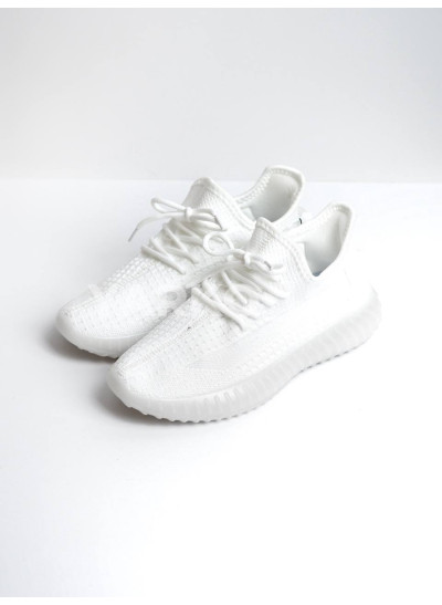 Кросівки Stilli для хлопчиків і дівчаток на літо F02-2A сітка білий Yeezy Boost полоса 37(р)