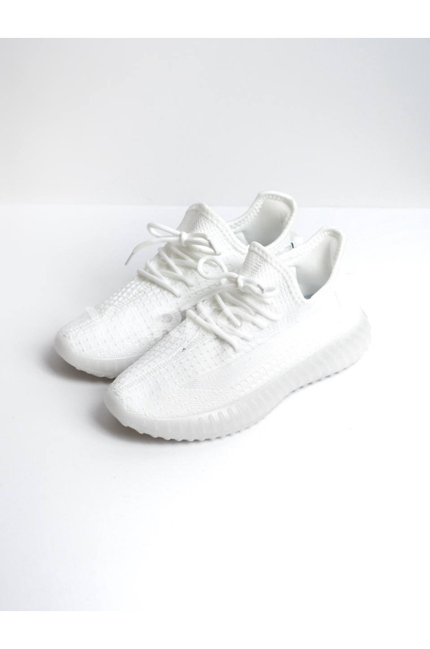 Кросівки Stilli для хлопчиків і дівчаток на літо F02-2A сітка білий Yeezy Boost полоса 37(р)