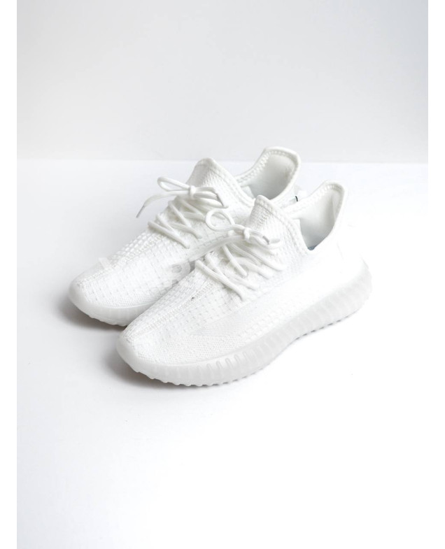 Кросівки Stilli для хлопчиків і дівчаток на літо F02-2A сітка білий Yeezy Boost полоса 37(р)