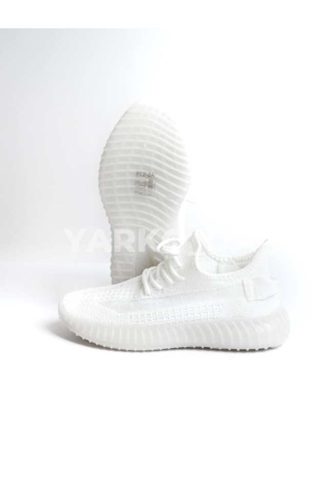 Кросівки Stilli для хлопчиків і дівчаток на літо F02-2A сітка білий Yeezy Boost полоса 37(р)