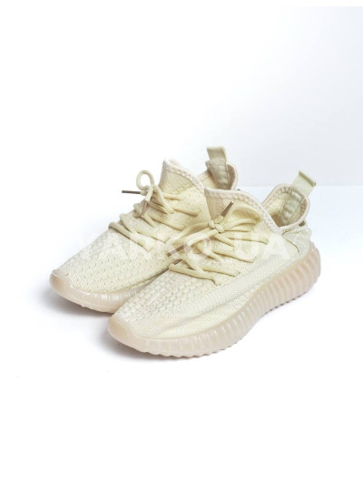 Кросівки GIRNAIVE для хлопчиків і дівчаток на літо A2-5 сітка бежевий Yeezy 32(р)